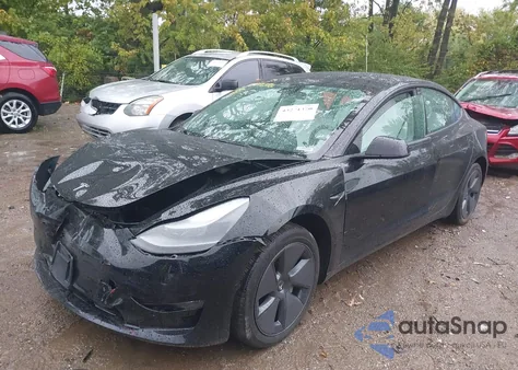 2022 Tesla Model 3 Rear-Wheel Drive from USA, damaged, VIN 5YJ3E1EA4NF232888